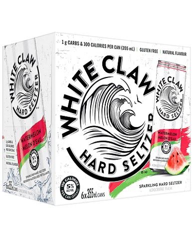 white claw watermelon 355 ml - 6 cans chestermere liquor delivery