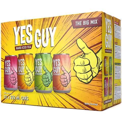 yes guy hard iced tea mixer 355 ml - 12 cans chestermere liquor delivery