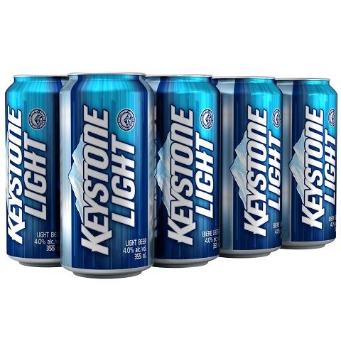 keystone light 355 ml - 8 cans chestermere liquor delivery